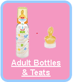 Cuddlz Adult ABDL Bottles & Teats For Sale