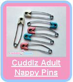 Cuddlz Adult Sized ABDL Nappy Diaper Pins