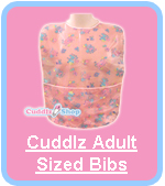 Cuddlz Adult Sized ABDL Bibs 