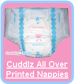 Cuddlz All Over Printed Nappies For Adults